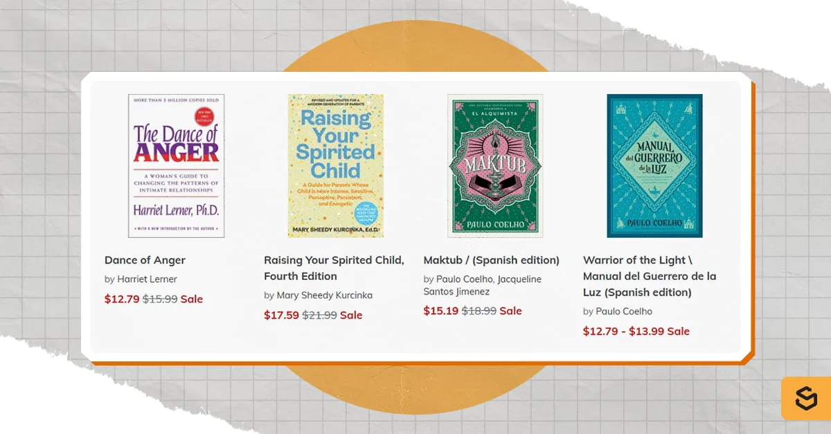 Dance of Anger, Raising Your Spirited Child, Maktub (Spanish Edition), and Warrior of the Light book covers
