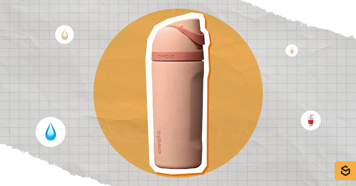 Owala Kids' FreeShip Water Bottle in Peach of Mind 16 fl oz