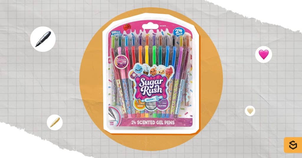 Scentos Sugar Rush Candy Scented Gel Pens