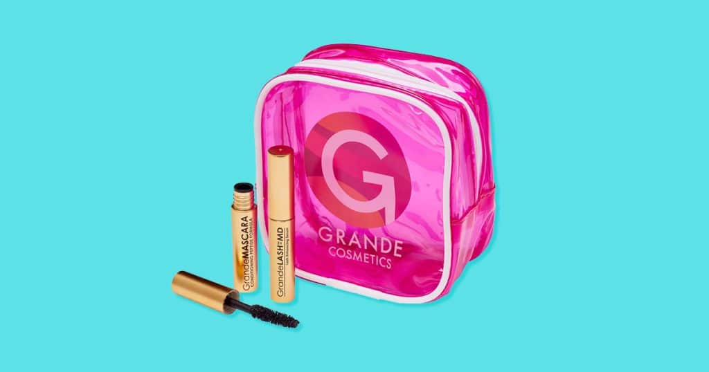 As seen on TikTok product Grande Cosmetics eyelash serum