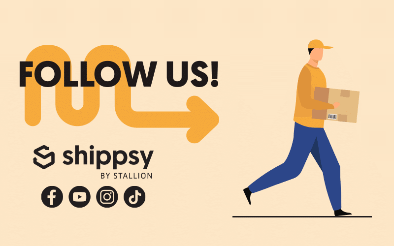 follow Shippsy on social media