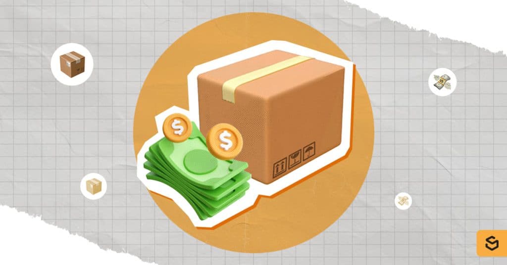 A package and cash.