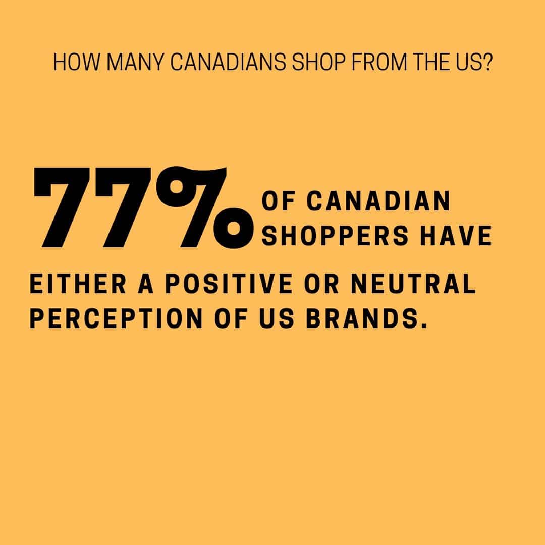 Canadians love the quality of physical goods from the US