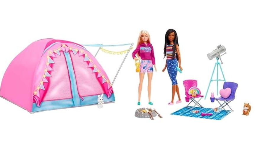 Barbie It Takes Two Camping Playset with Tent