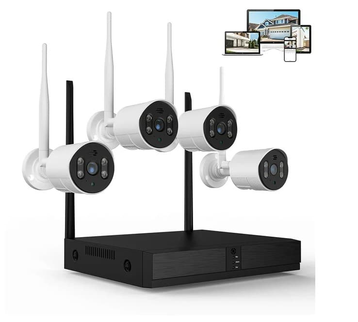 TOPVISION Security Wired Camera System