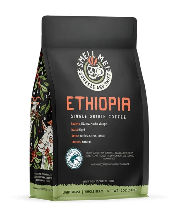 Bones Coffee Company's Ethiopia Single Origin Coffee