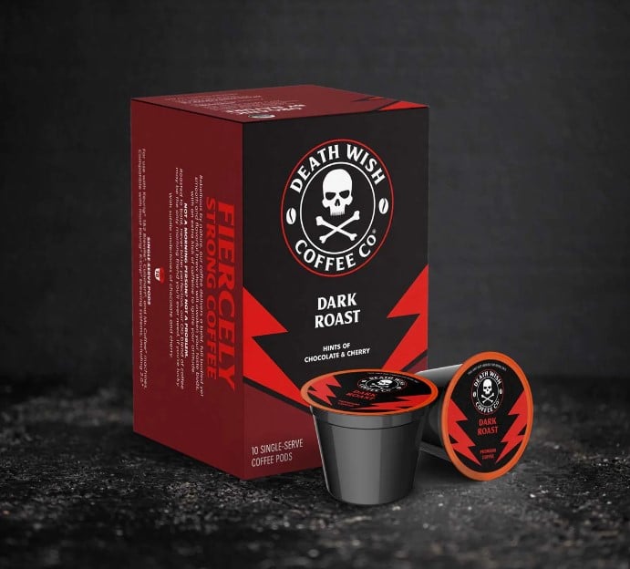 Death Wish Coffee's Dark Roast Death Cups