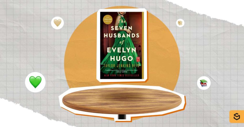 "The Seven Husbands of Evelyn Hugo" book.