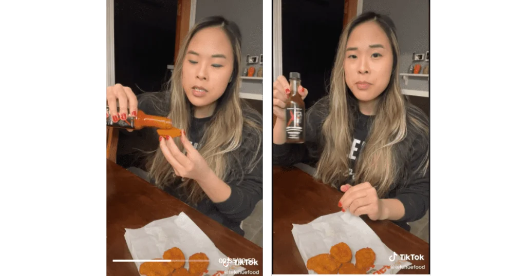 Lisa Nguyen critique les produits de la sauce piquante Elijah's Xtreme