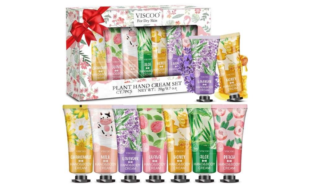 Different type of handcreams.
