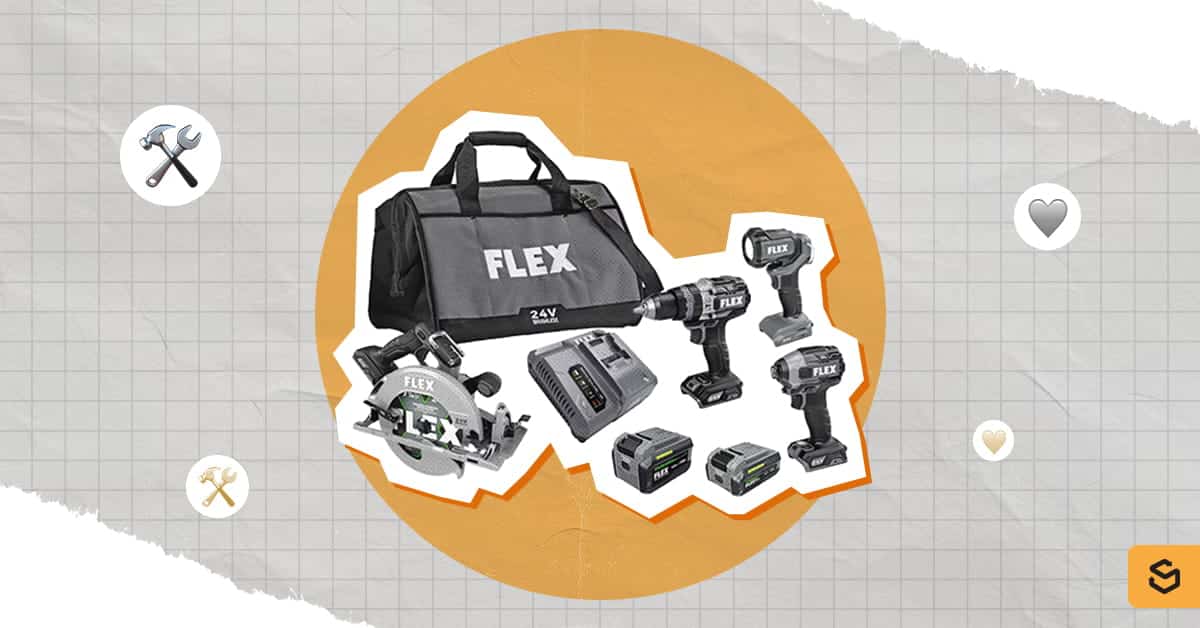 Flex 24-Volt 4-Tool Brushless Power Tool Kit