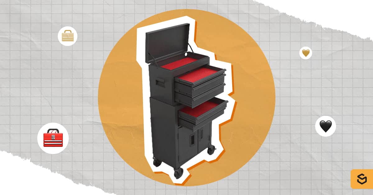 Hyper Tough 20-Inch 5-Drawer Steel Tool Chest