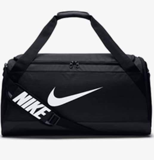 NIKE Brasilia Medium Training Duffel Bag in Black