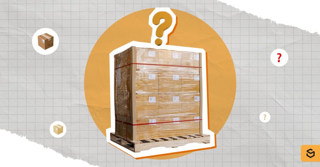 Pallet and question mark