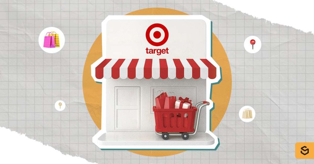 Illustration of a Target store.
