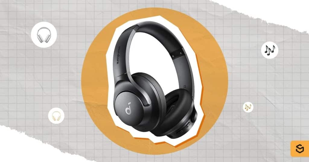 An image of the Soundcore by Anker Noise Cancelling Headphones