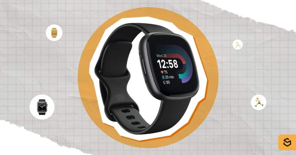 An image of the the Fitbit Versa 4 Fitness Smartwatch