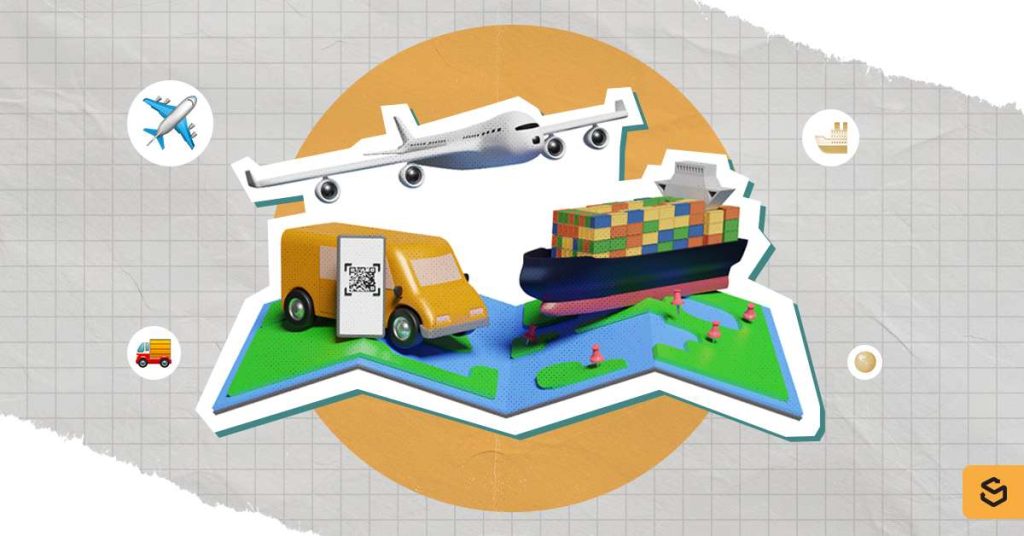 Different types of package transportation.