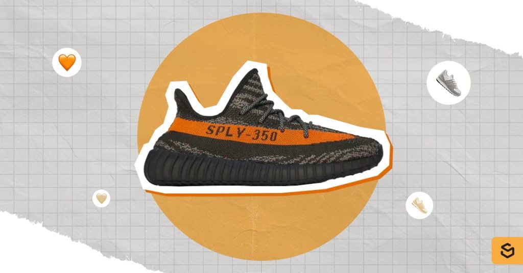An image of a Yeezy Boost 350 V2 ‘Carbon Beluga’ shoe