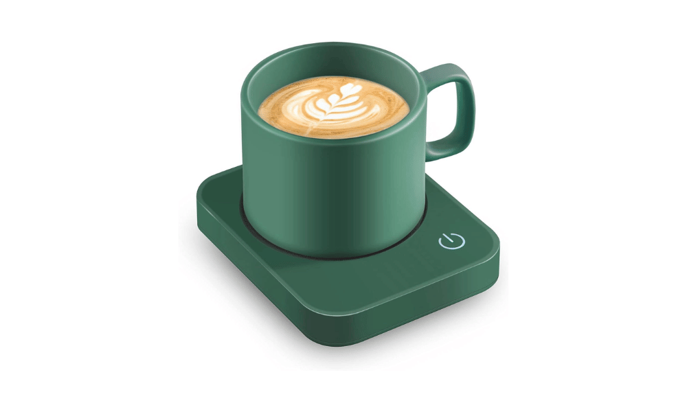 Cup warmer to keep hot chocolate like from a coffee shop.