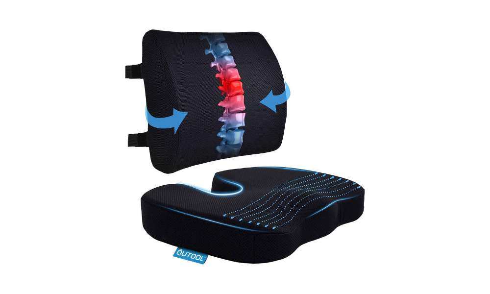 Support pillows for office chairs.
