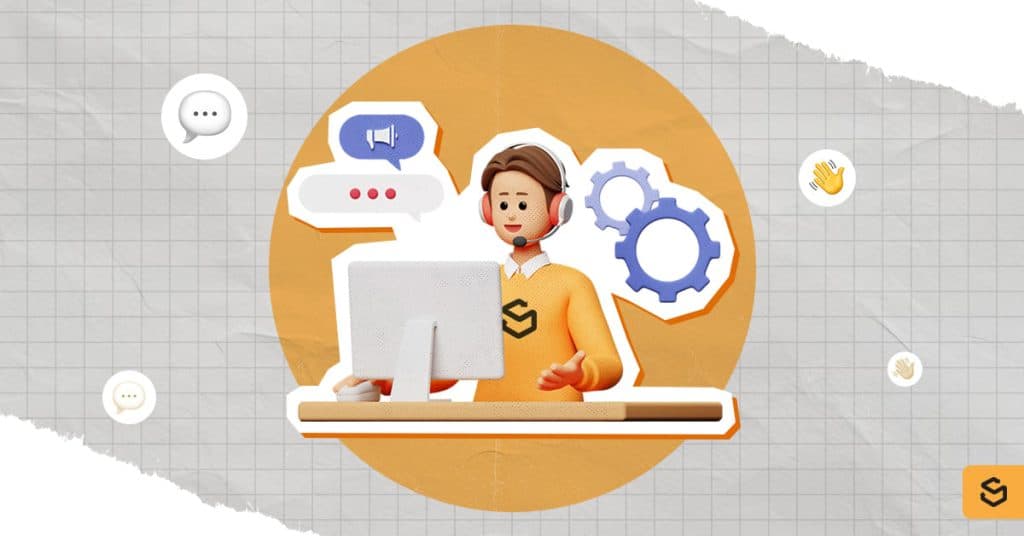 A customer service representative asset