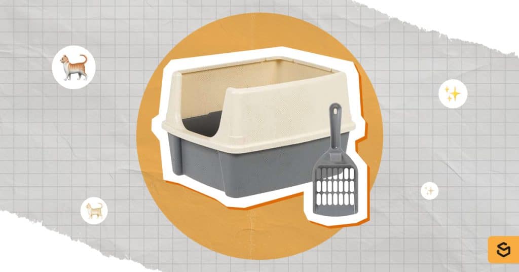 An image of the Amazon Basics Litter Box