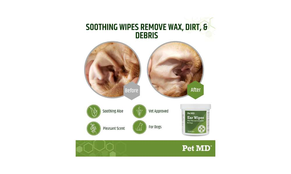 Ear cleaning wipes for pets that dog lovers would buy.