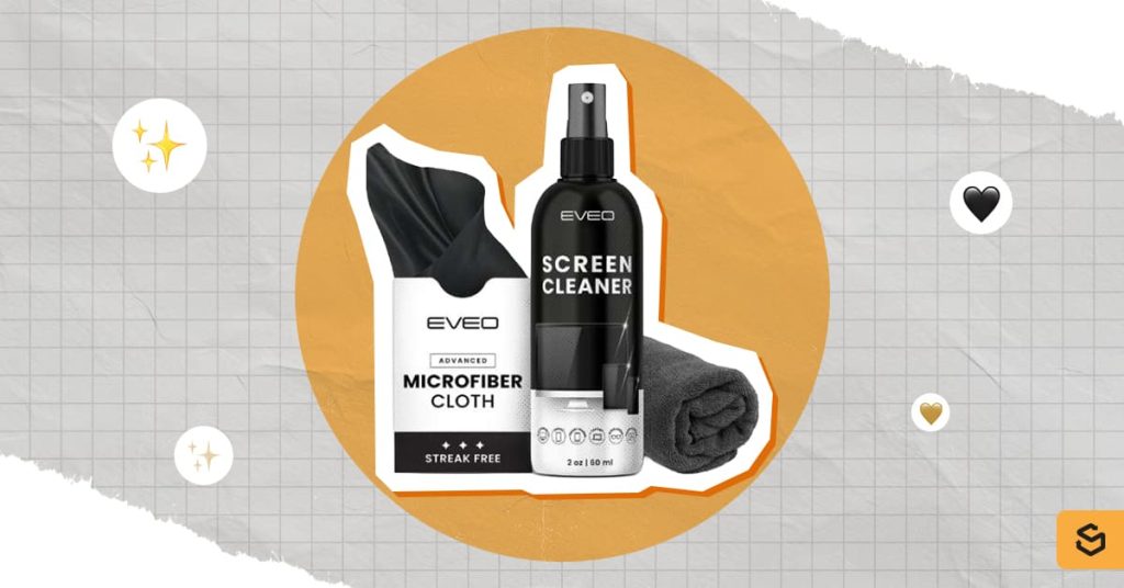 An image of the EVEO Screen Cleaner Set
