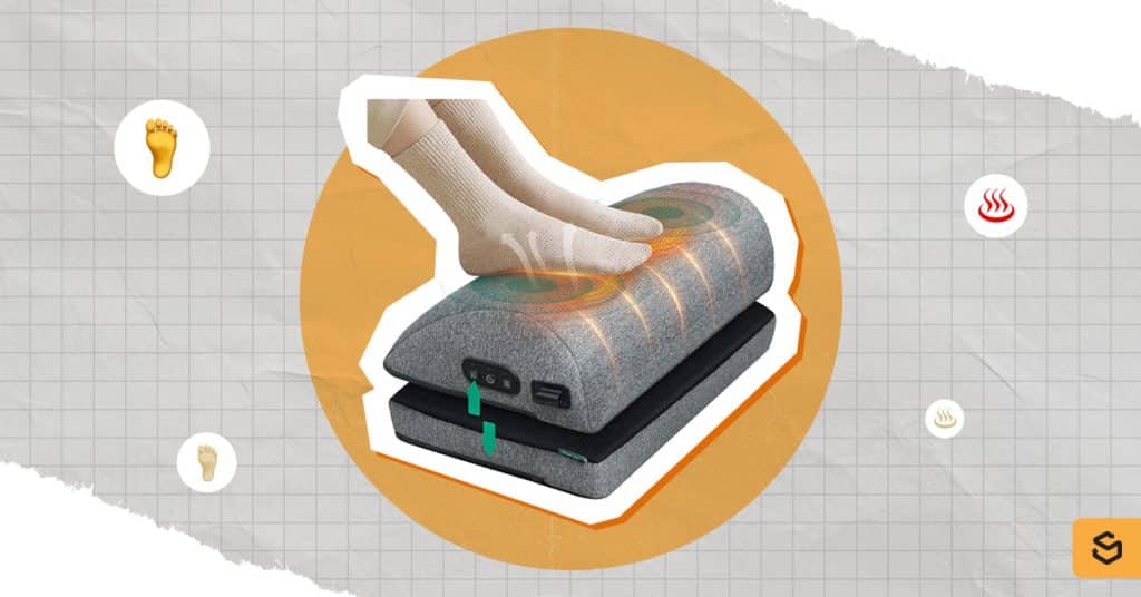 An image of the Snailax Feet Warmer