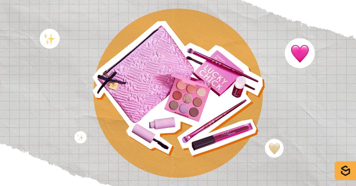 An image of IPSY makeup products and bag