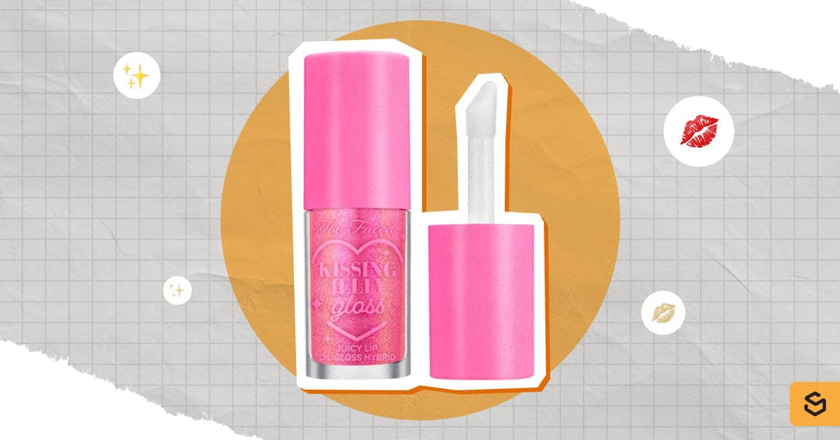 An image of Too Faced's Kissing Jelly Hydrating Lip Oil Gloss