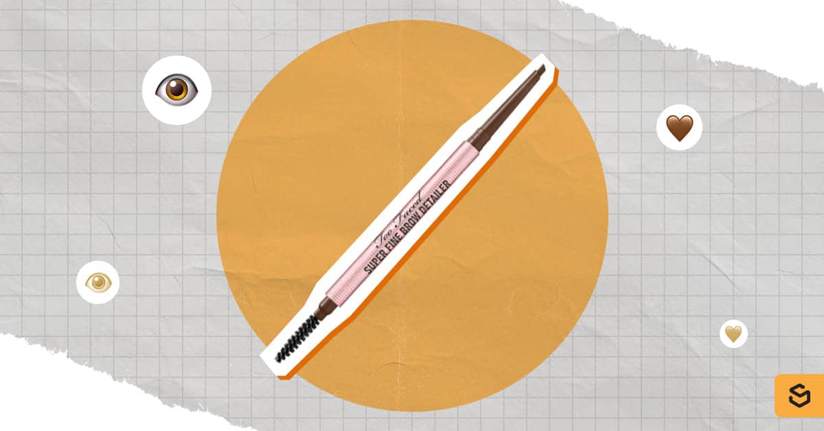 An image of Too Faced's Super Fine Brow Detailer Eyebrow Pencil
