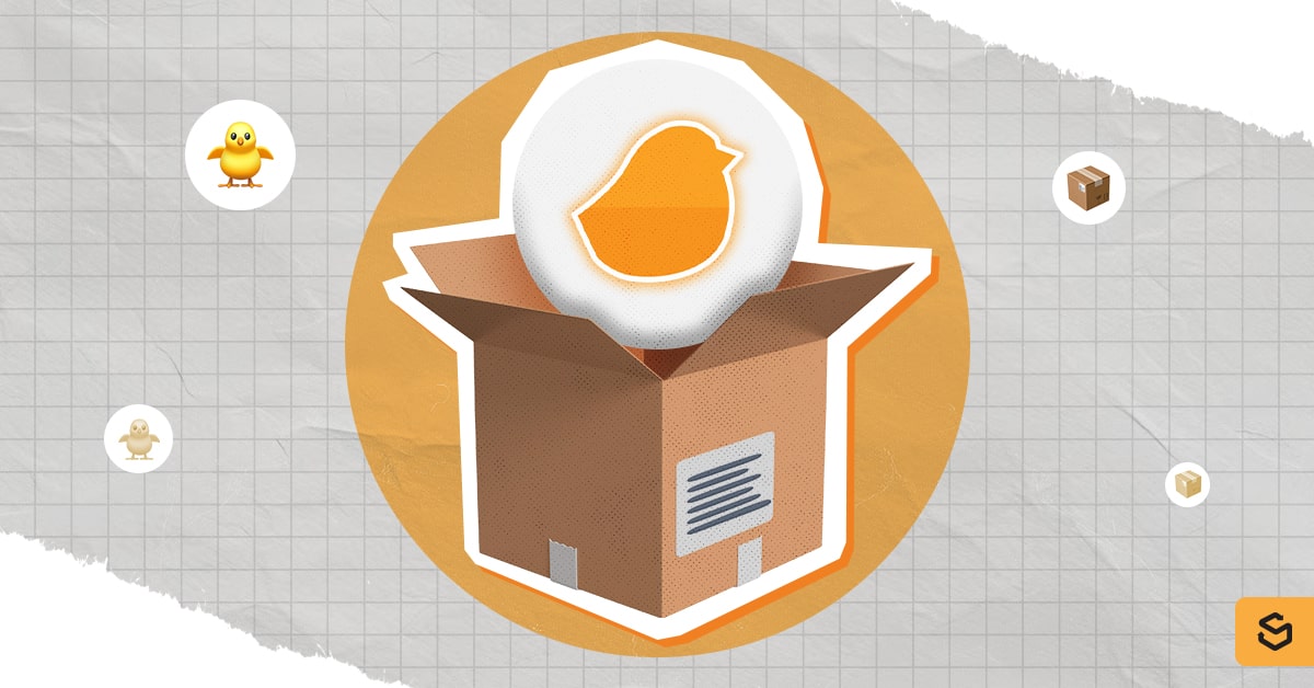 Cheapcheapcheap's logo on top of an open brown box.