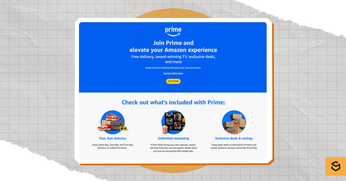Une image illustrant l'abonnement Amazon Prime