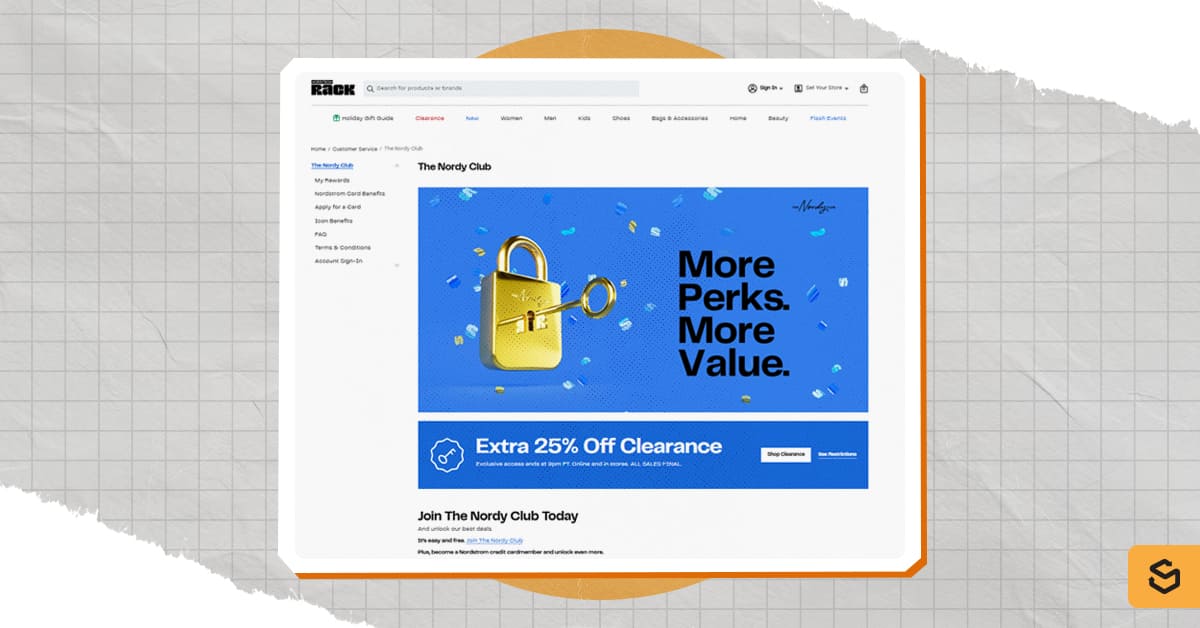 Une photo du Nordy Club de Nordstrom Rack