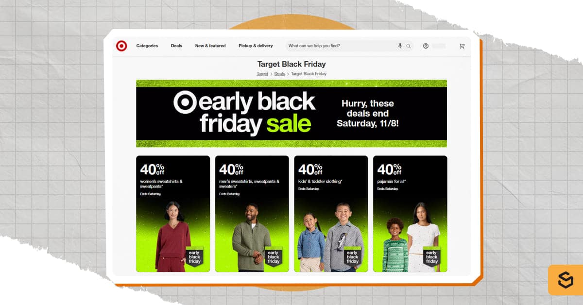 Soldes anticipés du Black Friday chez Target