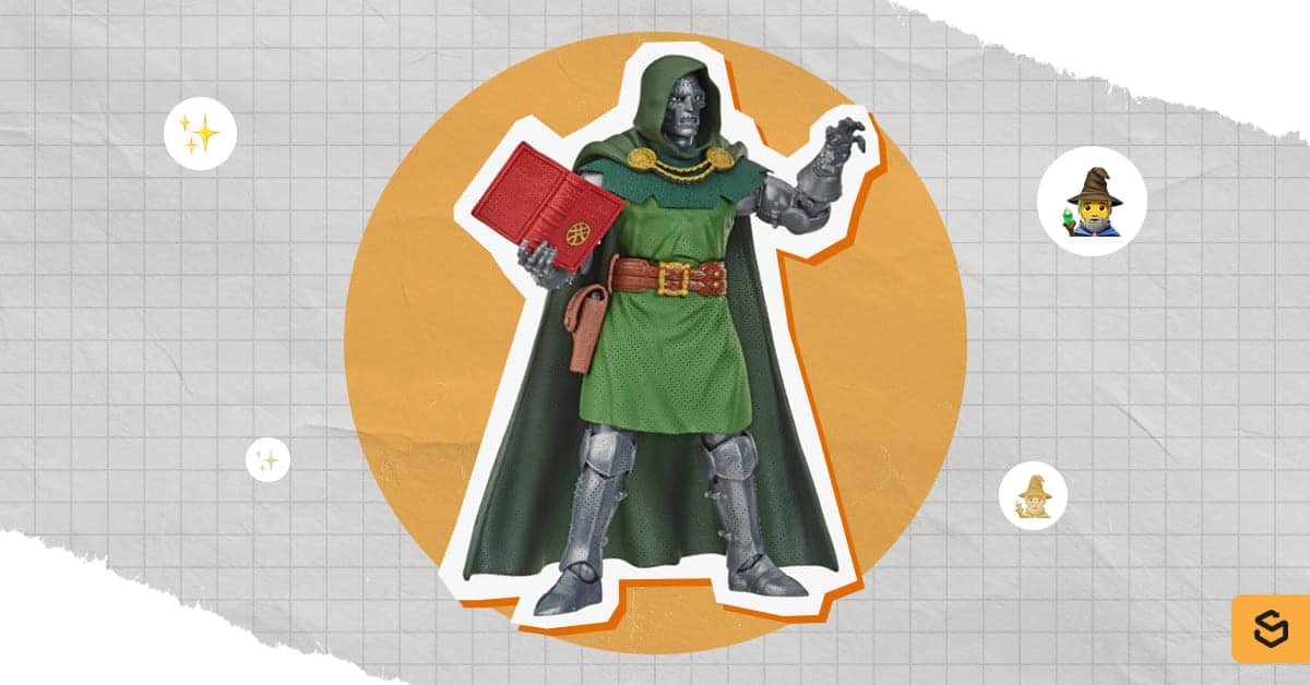 An image of a Dr. Doom action figure