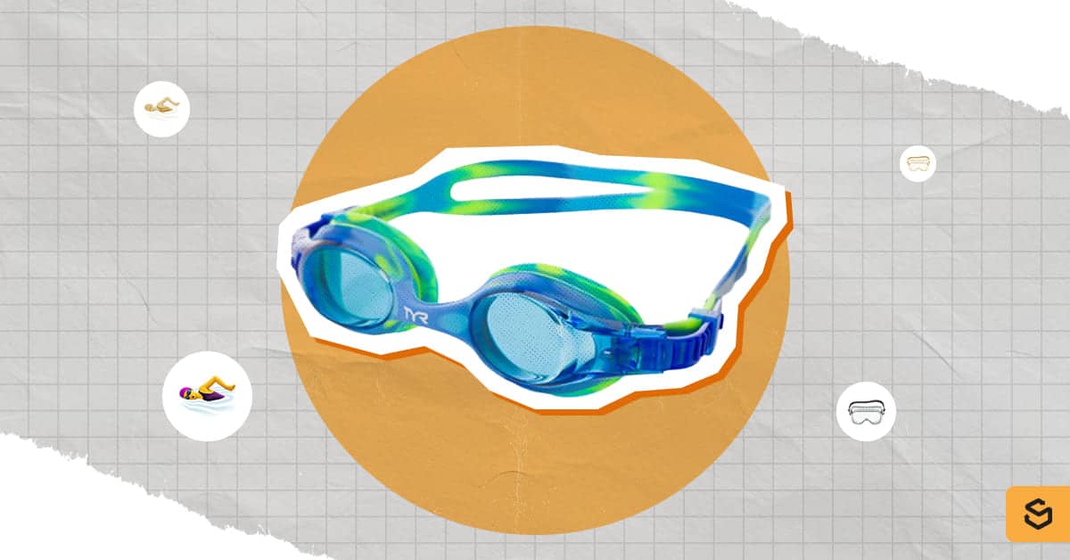 An image of a Tyr Kids' Swimple Tie Dye Goggle