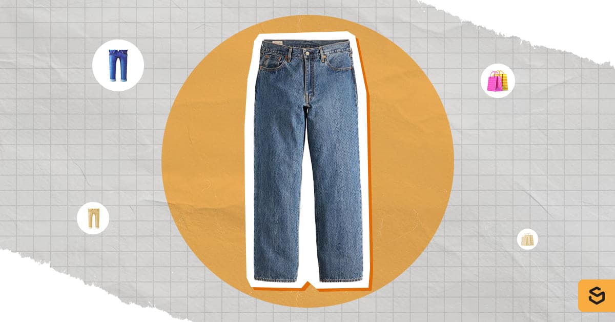 Une photo du jean baggy pour homme Levi's 578™