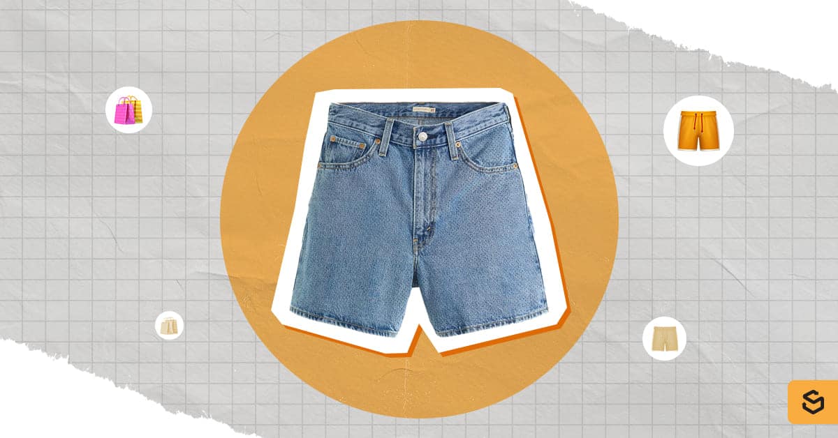 Une photo du short pour femme « Cinch Mid-Thigh » de Levi's