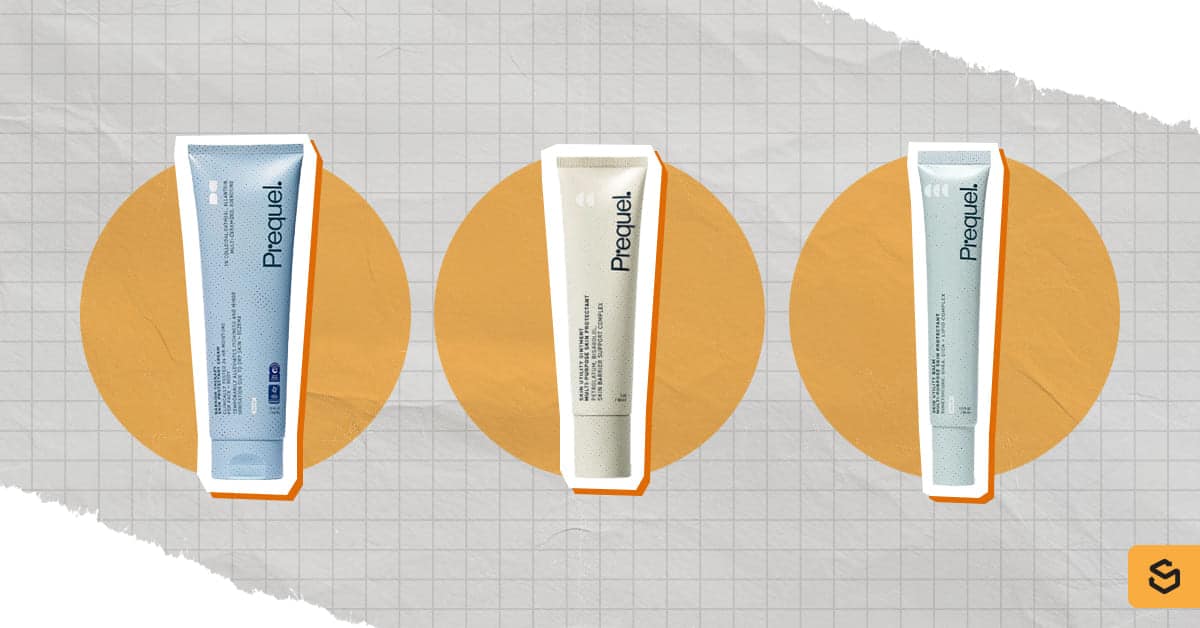 Une photo des produits de protection cutanée Prequel
