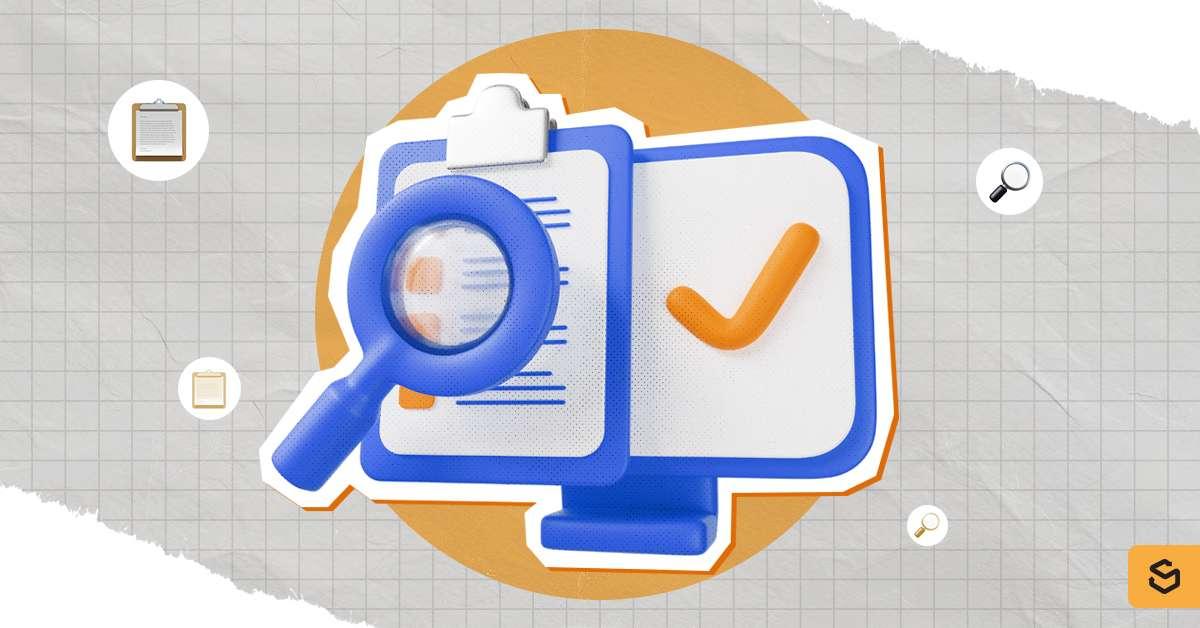Magnifying glass and a file