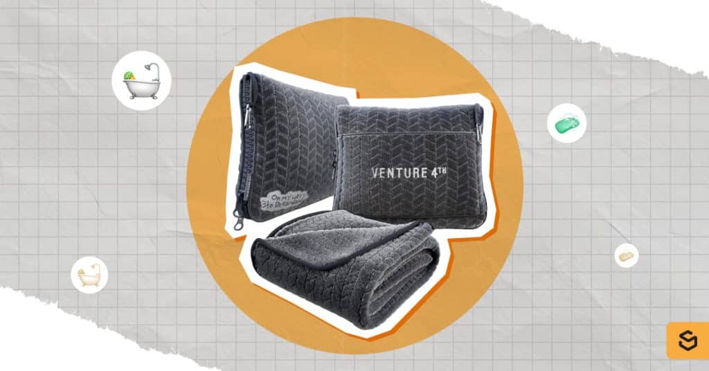 VENTURE 2-in-1 Travel Pillow and Blanket