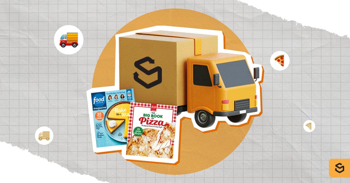 A Shippsy truck and Food Network magazines