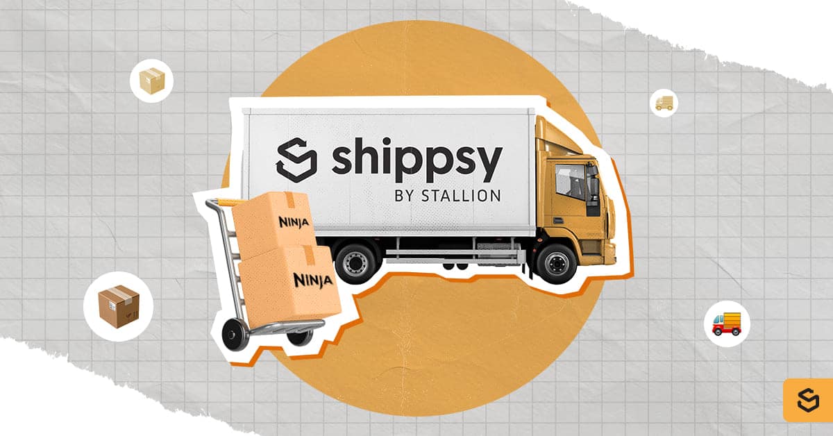 A Shippsy truck and Ninja packages