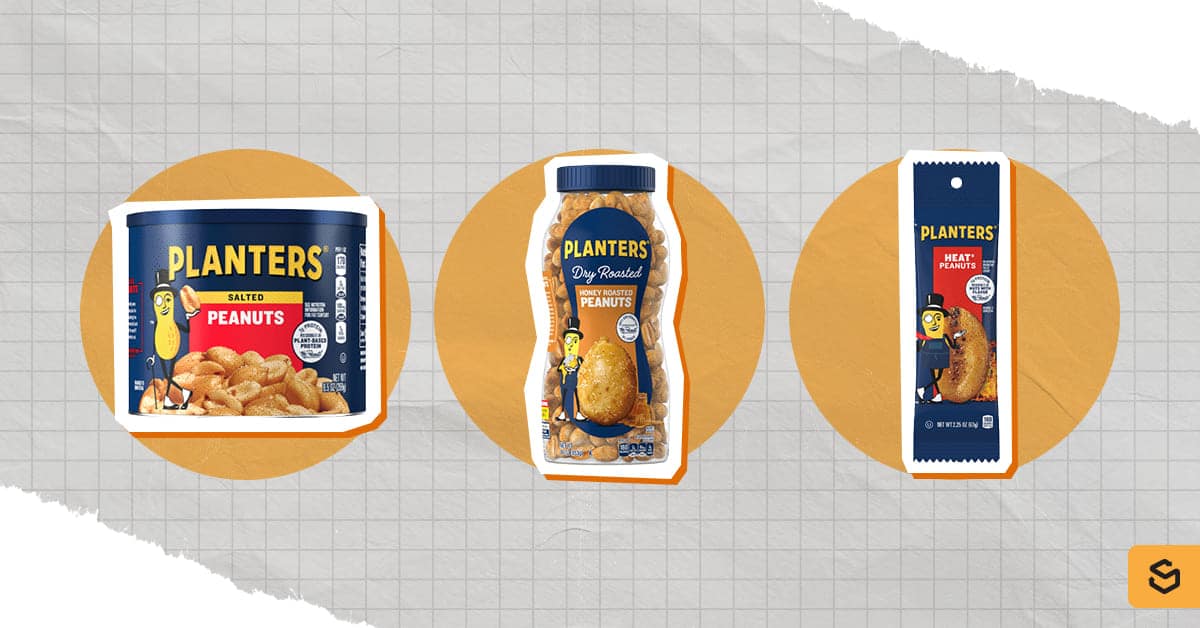 An image of Planters peanuts products