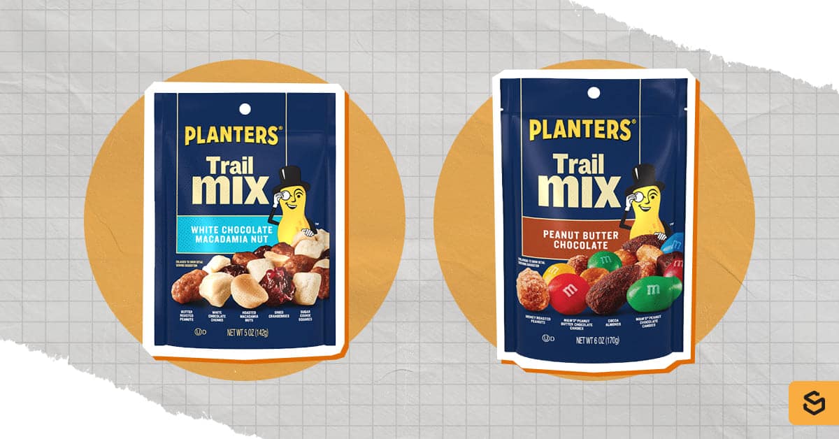 An image of Planters trail mix products