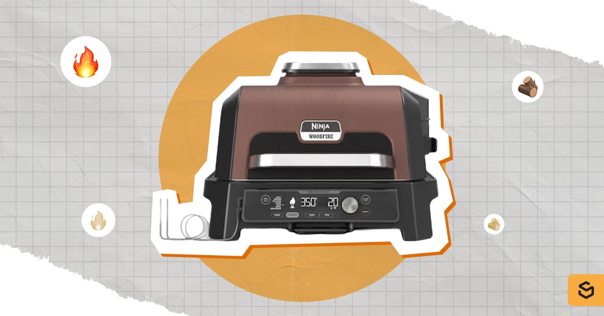 An image of the Ninja Woodfire Outdoor Grill and Smoker