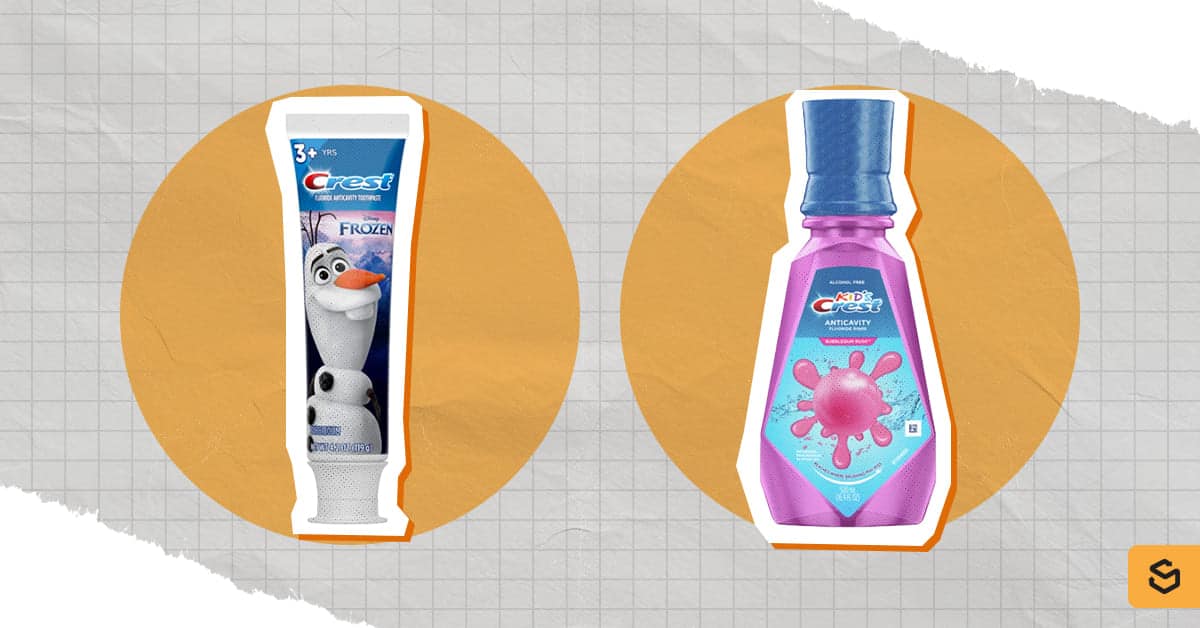 Crest kids oral care products